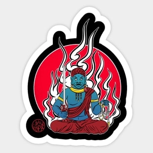 Fudomyo - god of justice Sticker